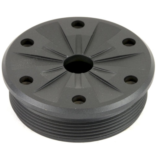Silencerco Bravo Flat Front End Cap, 5.56MM - Sniper Gray