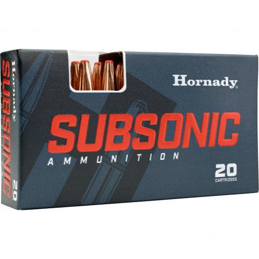 Hornady Subsonic, 45 ACP, 230 Grain, Sub-X, 20rd