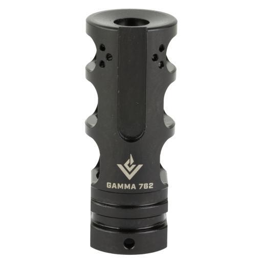 Aero Precision VG6 Gamma 762 Muzzle Brake, 7.62MM, 5/8x24 (front up)