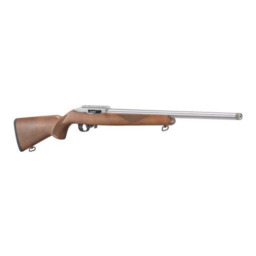 Ruger 10/22 Sporter Rifle, 22LR, 20", 10rd, Stainless, Wood (right-angle)