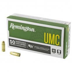 Remington UMC, 25 ACP, 50 Grain, FMJ, 50rd