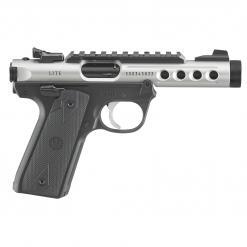Ruger Mark IV 22/45 Lite Pistol, 22LR, 4.4", 10rd, Clear Anodized (right)