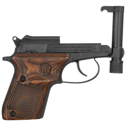Beretta 21A Bobcat Covert Pistol, 22LR, 2.9", 7rd, Black, Walnut (right-open)