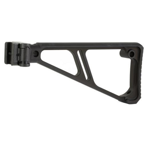 Midwest Industries Folding Stock, Extruded, Black (left)