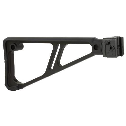 Midwest Industries Folding Stock, Extruded, Black (right)