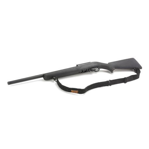 Ruger 10/22 Carbine Rifle, 22LR, 20" Light Varmint Target Barrel, 10rd, Black Hogue Stock (left-angle)