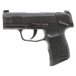 Sig Sauer P365 Pistol, 9MM, 3.1", 10rd, Black, Night Sights, Manual Safety (left)