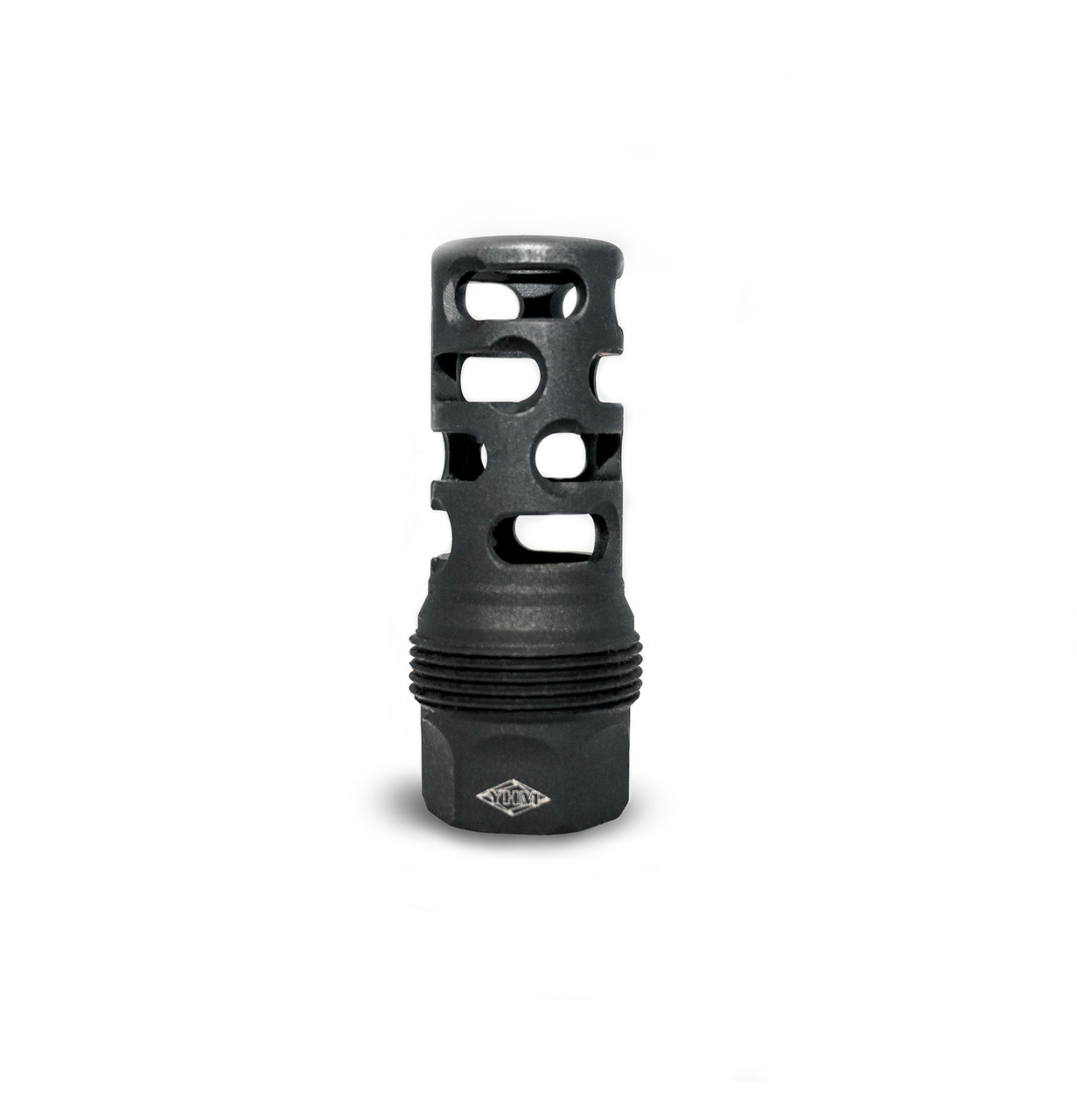 Yankee Hill Machine sRx Muzzle Brake, Long, 1/2x28 - YHM YHM-4405-MB-28 -  Black Ankle Munitions