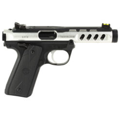 Ruger Mark IV 22/45 Lite Pistol, 22LR, 4.4", 10rd, Clear Anodized, Optic Ready (right)