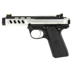 Ruger Mark IV 22/45 Lite Pistol, 22LR, 4.4", 10rd, Clear Anodized, Optic Ready (left)