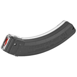 Ruger BX-25 Magazine, 22LR, 25rd, Clear/Black (black)