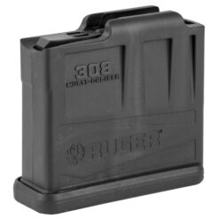 Ruger AI-Style Magazine, 308, 5rd, Black (left)