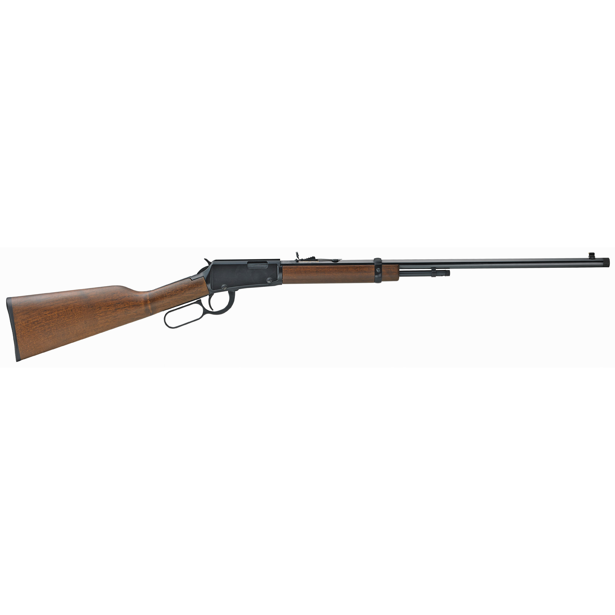 Henry Frontier Suppressor Ready Lever Action, 22LR, 24", 10rd, Blued/Walnut (right)